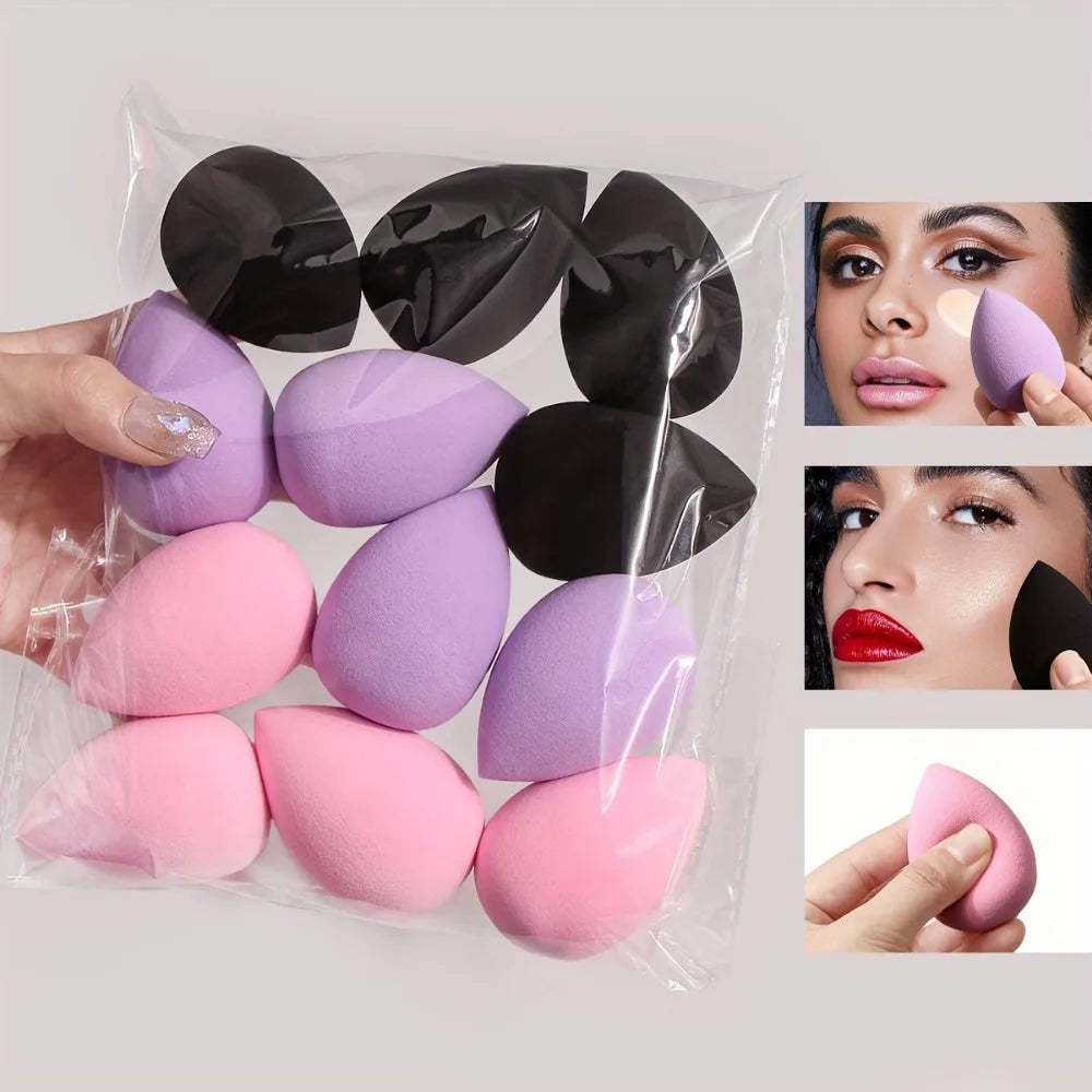 12Pcs Multicolor Makeup Sponge Blender