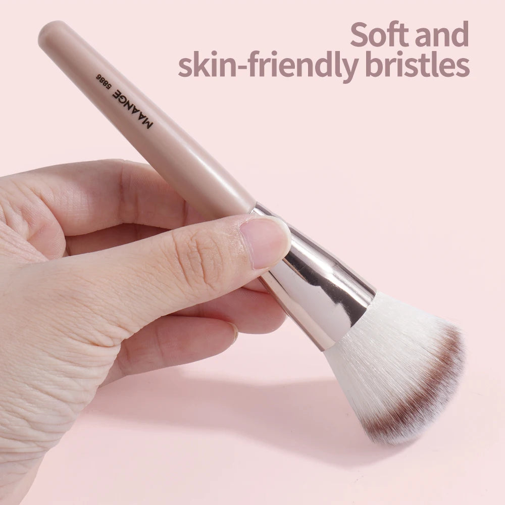 Maange 9Pcs Foundation Makeup Brush Set