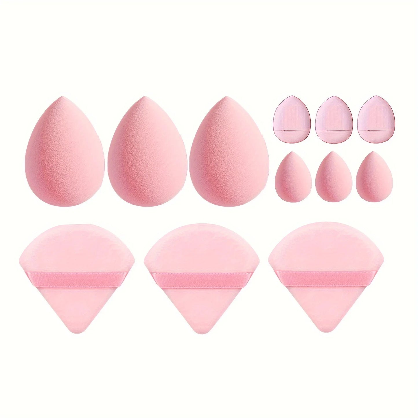 12Pcs Professional Makeup Sponge Set