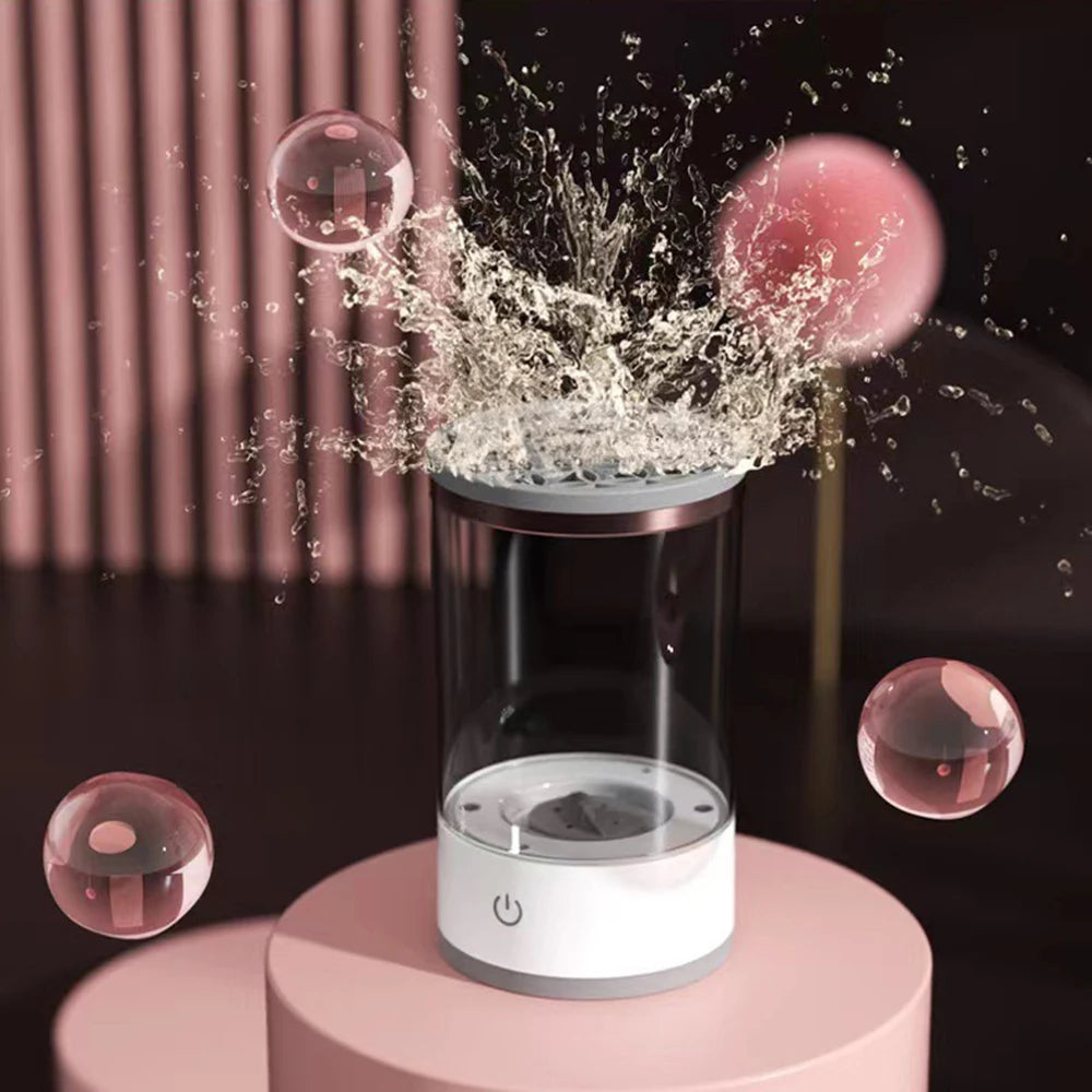 Makeup Brush Cleaner Is An Automatic Rotating Brush Cleaner