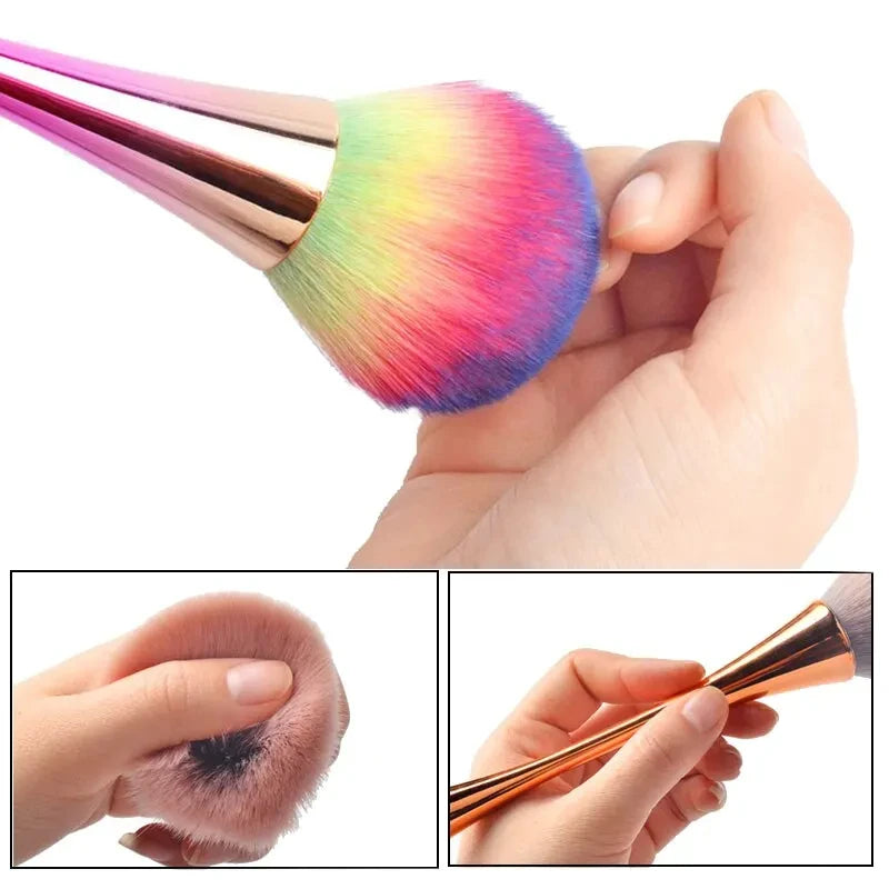 Nail Dust Cleaning Brush 7 Styles Professional Nail Art Make Up Brushes