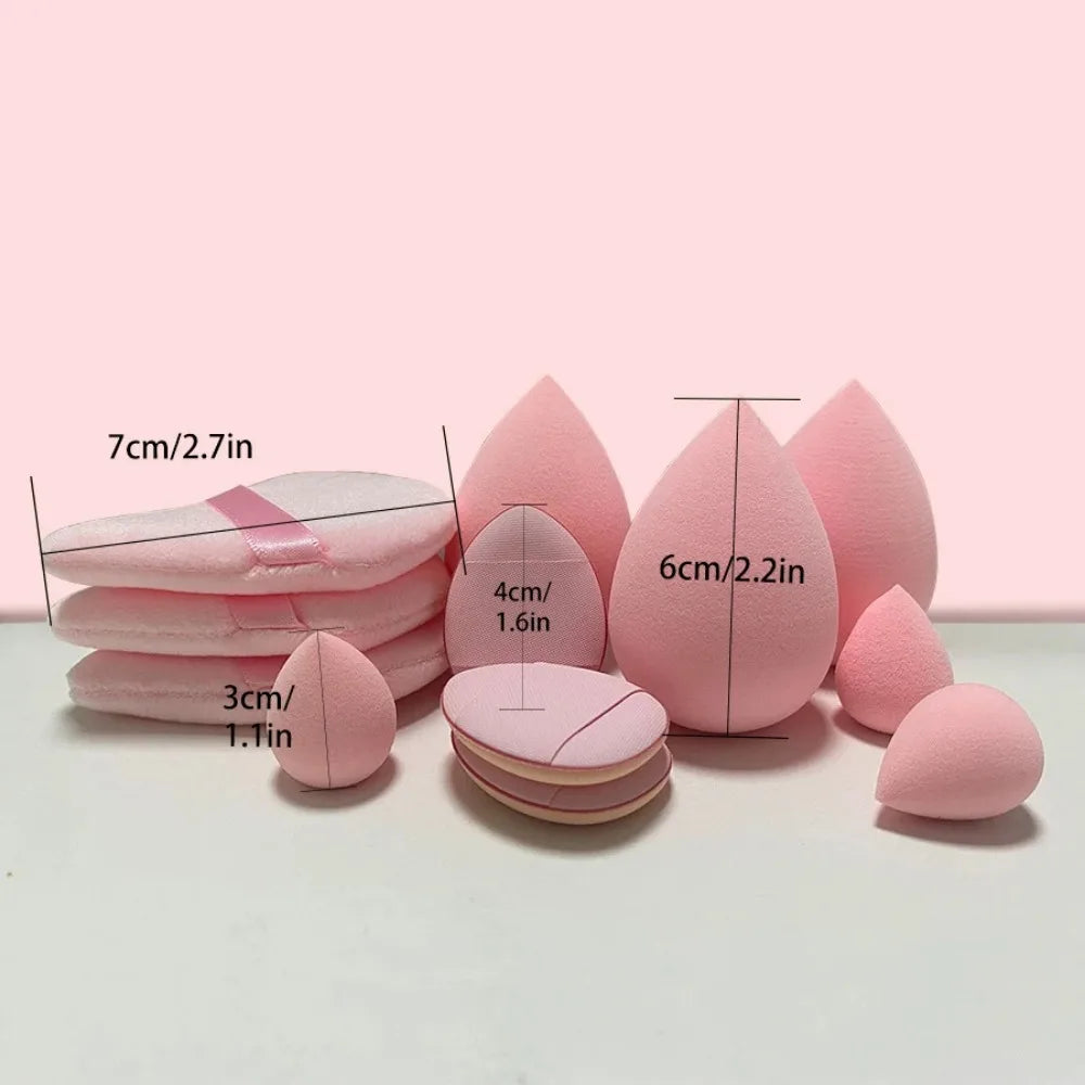 12Pcs Multicolor Makeup Sponge Blender