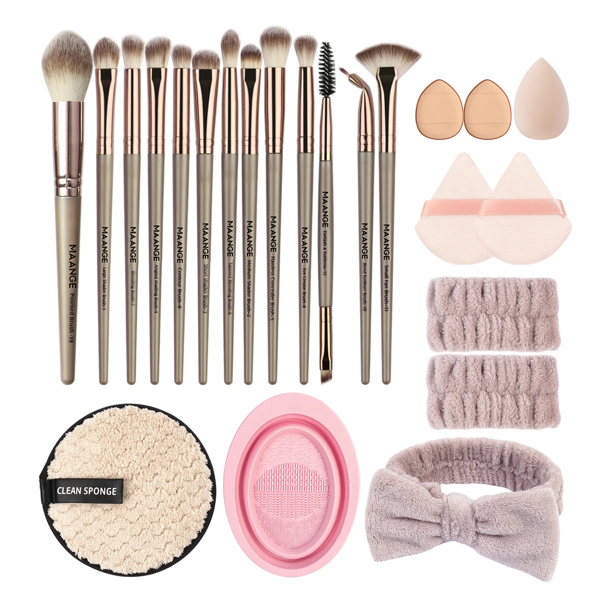 MAANGE 23pcs/Set Makeup tool