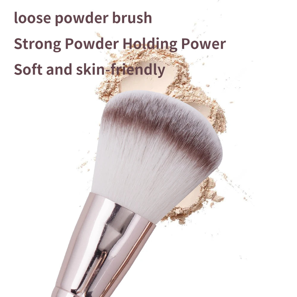 Maange 9Pcs Foundation Makeup Brush Set