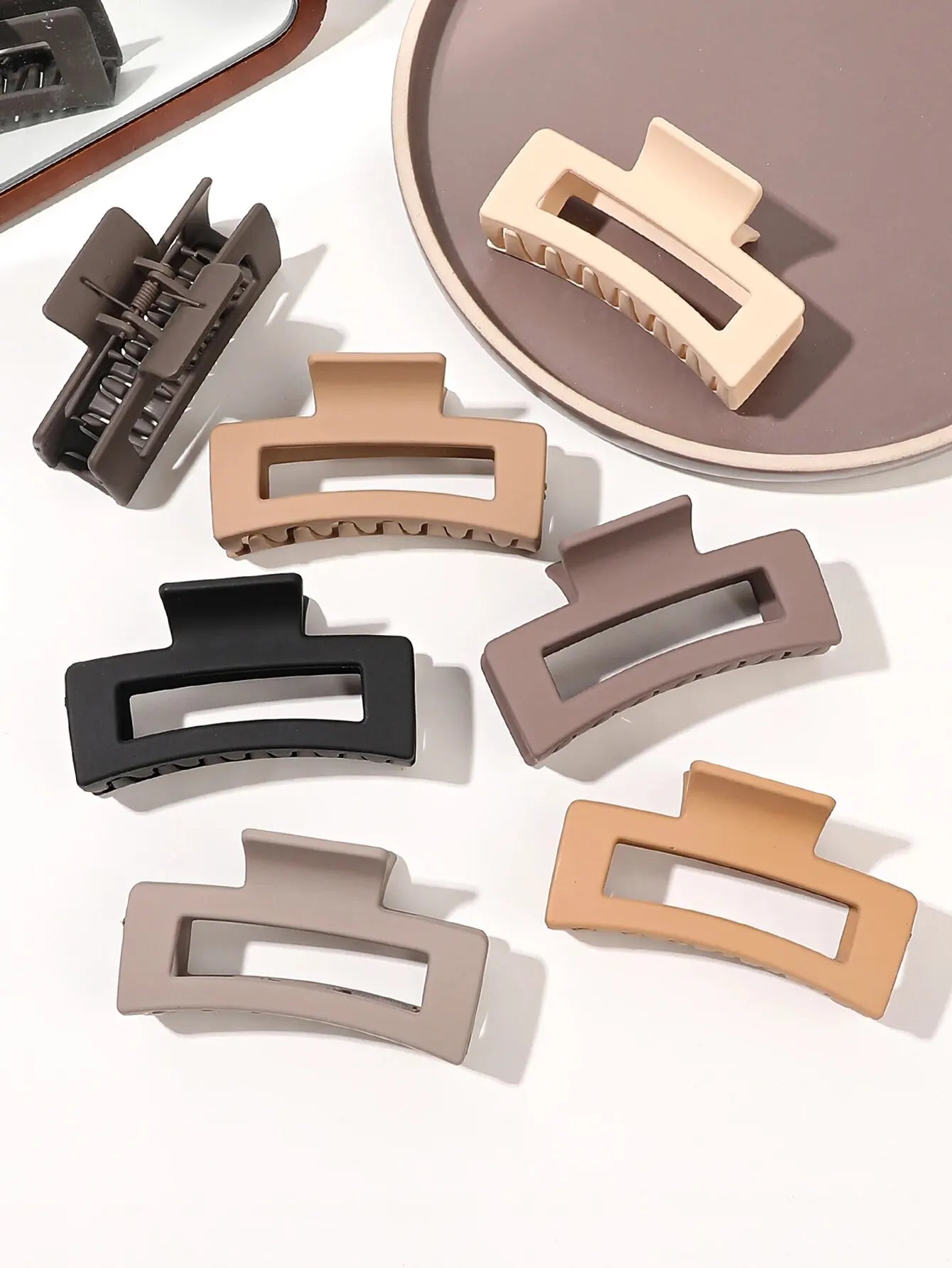 7 Pcs Big Hair Claw Clips