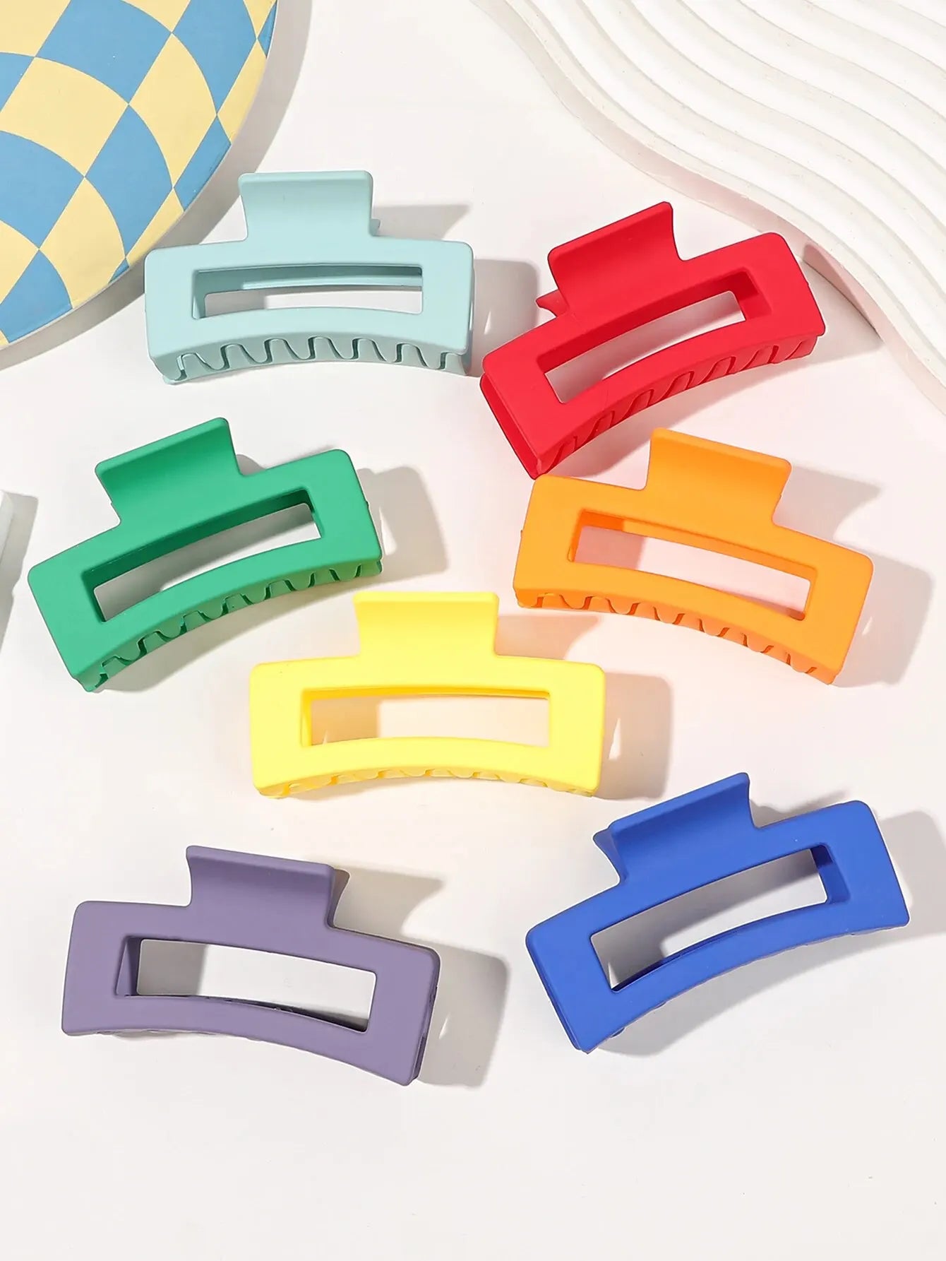 7 Pcs Big Hair Claw Clips