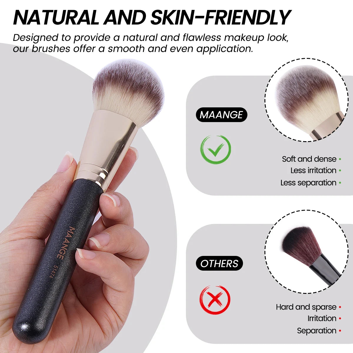 MAANGE 7pcs/set Makeup Brushes