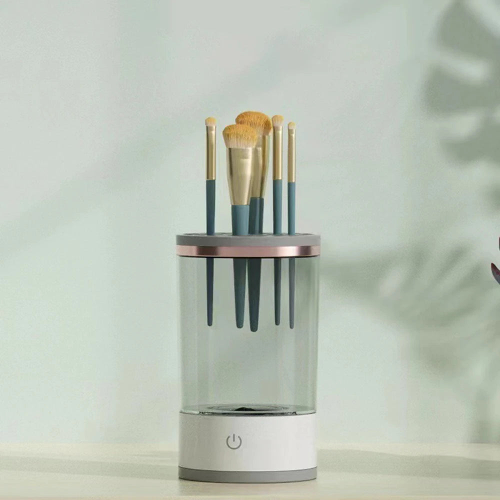 Makeup Brush Cleaner Is An Automatic Rotating Brush Cleaner