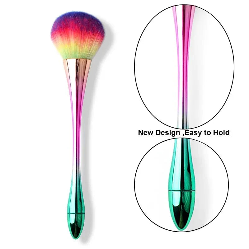 Nail Dust Cleaning Brush 7 Styles Professional Nail Art Make Up Brushes