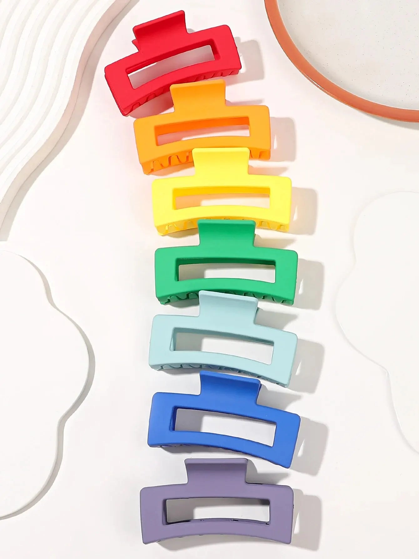 7 Pcs Big Hair Claw Clips