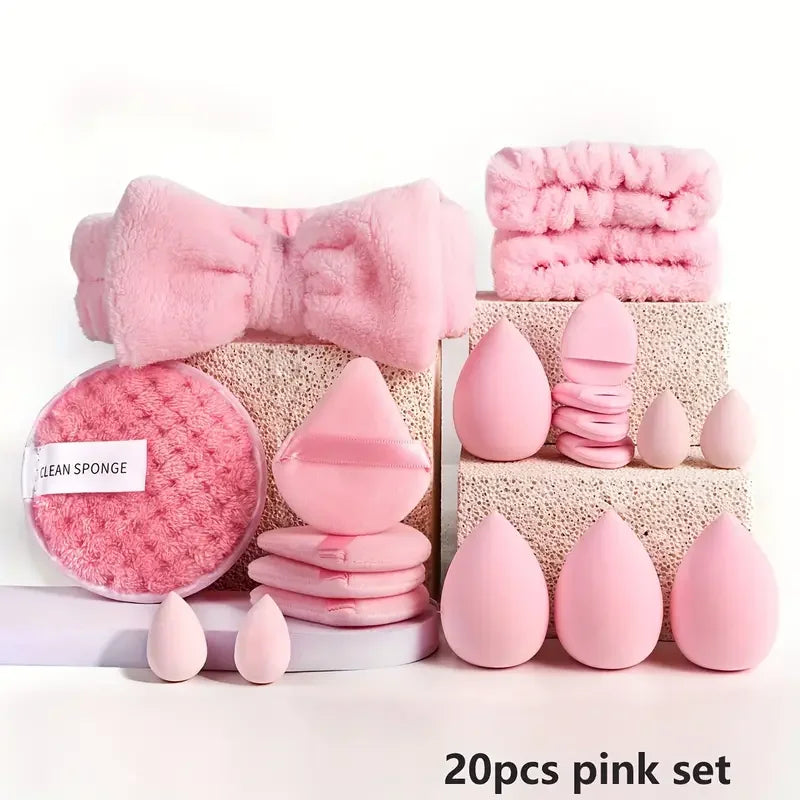 20/40 Pink Makeup kit Complete Makeup Brush Set