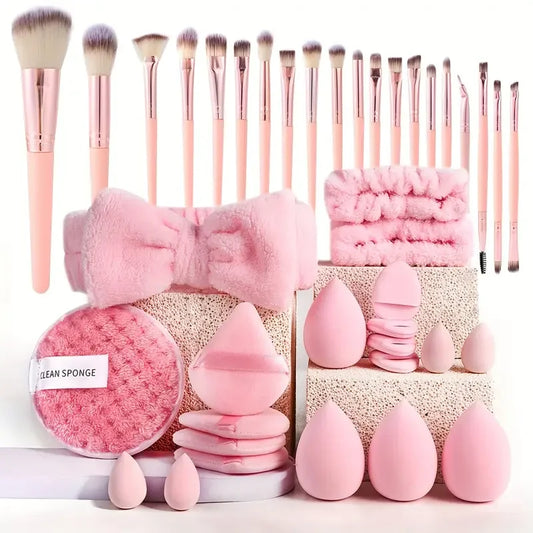 20/40 Pink Makeup kit Complete Makeup Brush Set