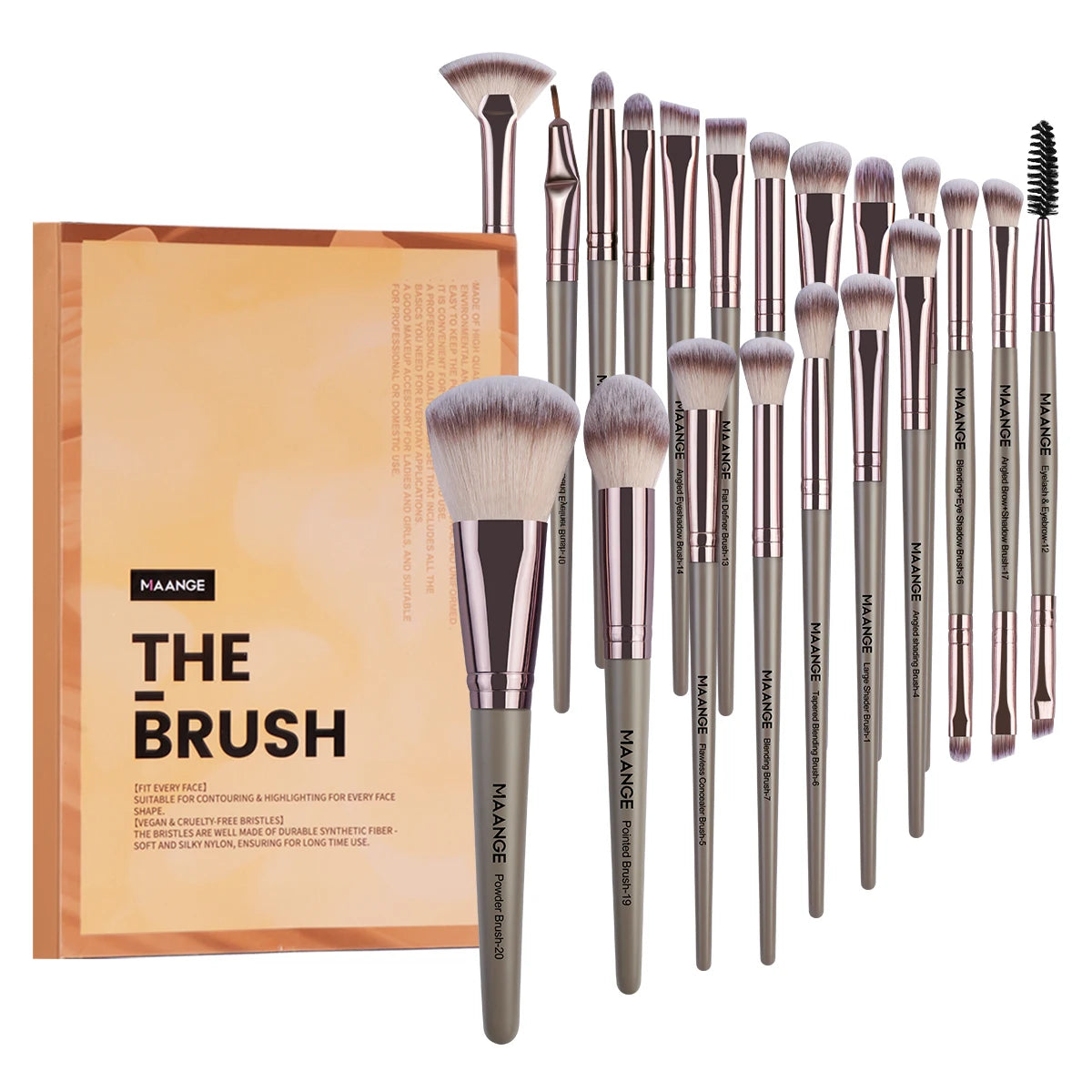 MAANGE 20pcs Professional Makeup Brushes Set
