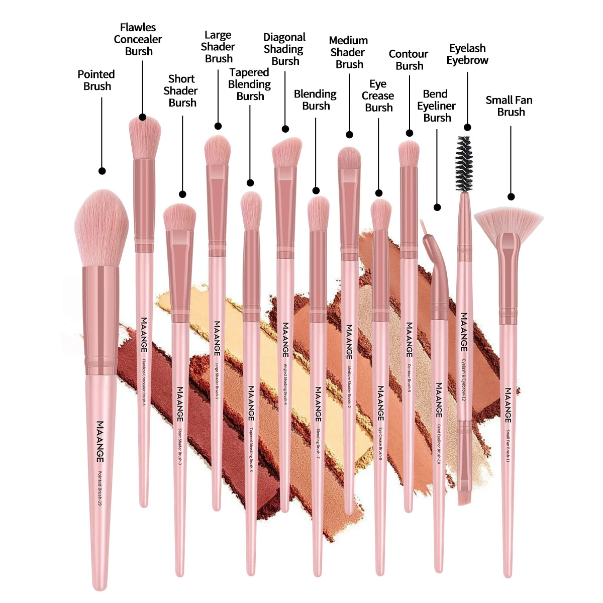MAANGE 23pcs/Set Makeup tool