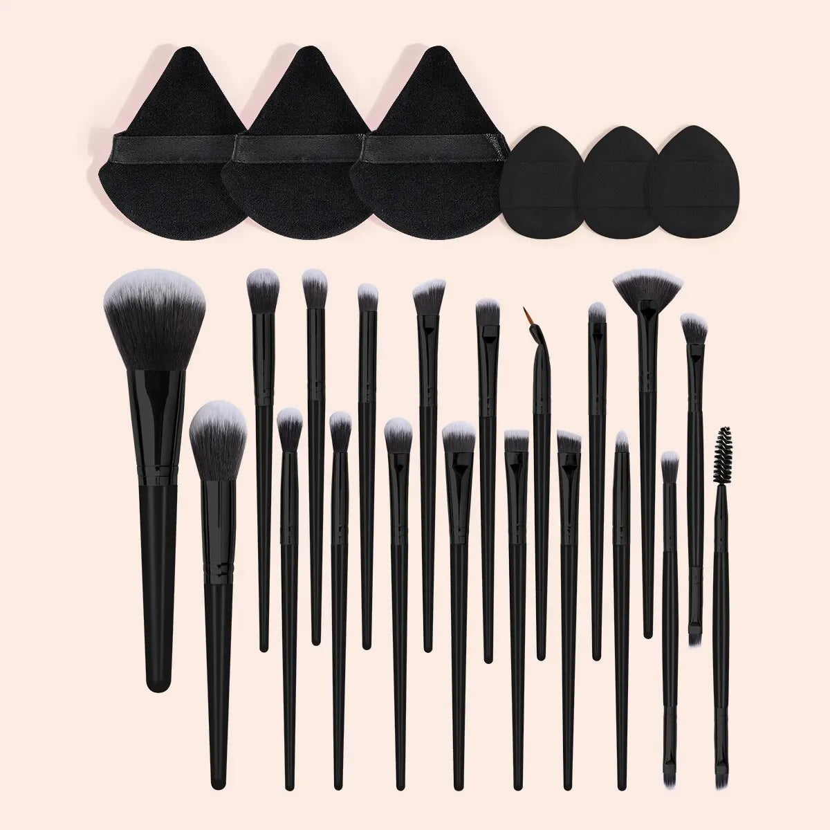 MAANGE 20PCS Makeup Brush Cushion Puff Set