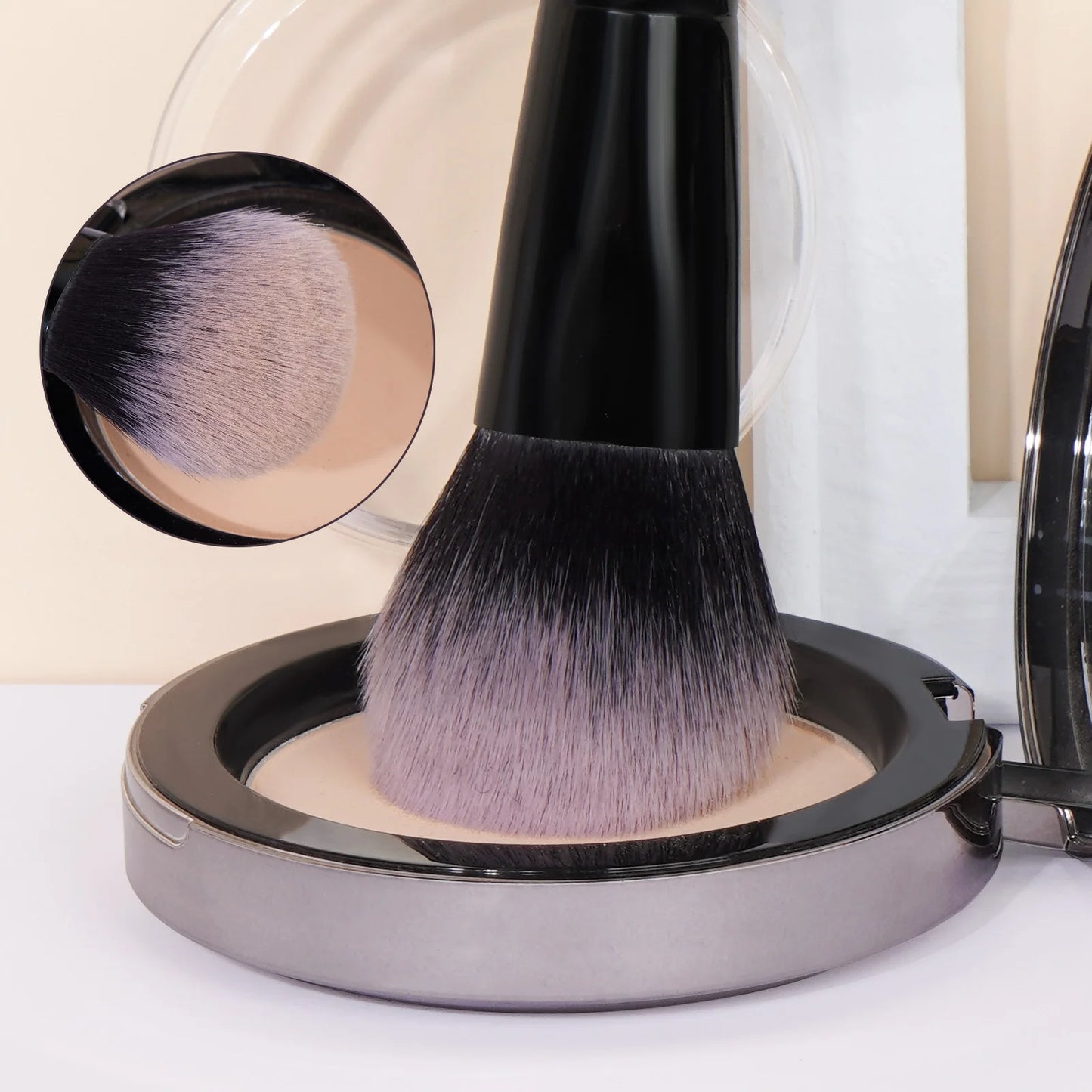 MAANGE 19pcs Makeup Tool Set 18pcs Makeup Brushes + Storage Bottle