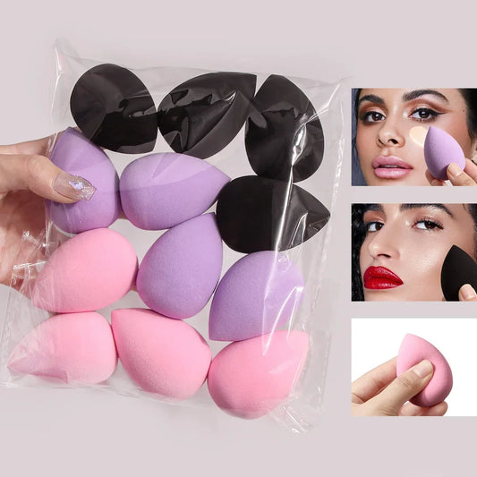 12Pcs Multicolor Makeup Sponge Blender